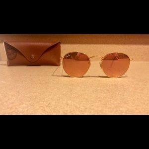 Ray Ban Round Flash Lenses